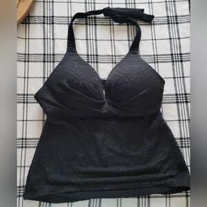 Beach Diva Women's Black Swim Tankini Size 8